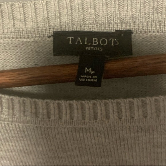 Talbots Multi-Stripe Side Button Sweater Size Med Petite - Picture 3 of 3